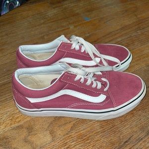 Women’s pinkish vans
